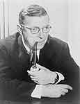 portrait de Jean-Paul Sartre en 1964
