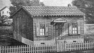 maisonnette de Montchat qui servait de salle de culte